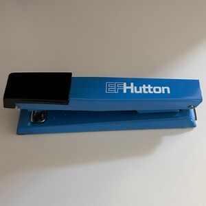 COLLECTIBLE!! EF HUTTON VINTAGE Stapler (Circa 1979)